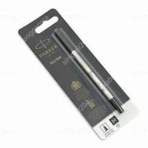 NEW 1pcs Parker Quink 정품 검정 볼펜 잉크 카트리지 블랙 BLACK