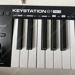 m-audio keystation 61 mk3 키스테이션 마스터키보드