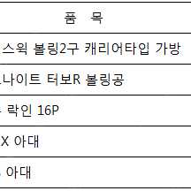 [중고] 볼링용품(가방/볼링공/아대 등)