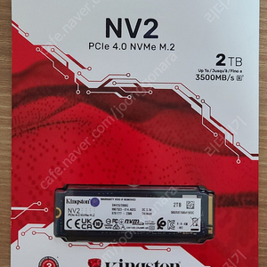 킹스톤 NV2 PCie 4.0 NVMe M.2 2TB SSD