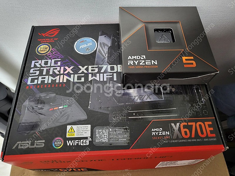 라이젠 7600x + ASUS X670E-I STRIX...--0