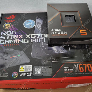 라이젠 7600x + ASUS X670E-I STRIX 팝니다