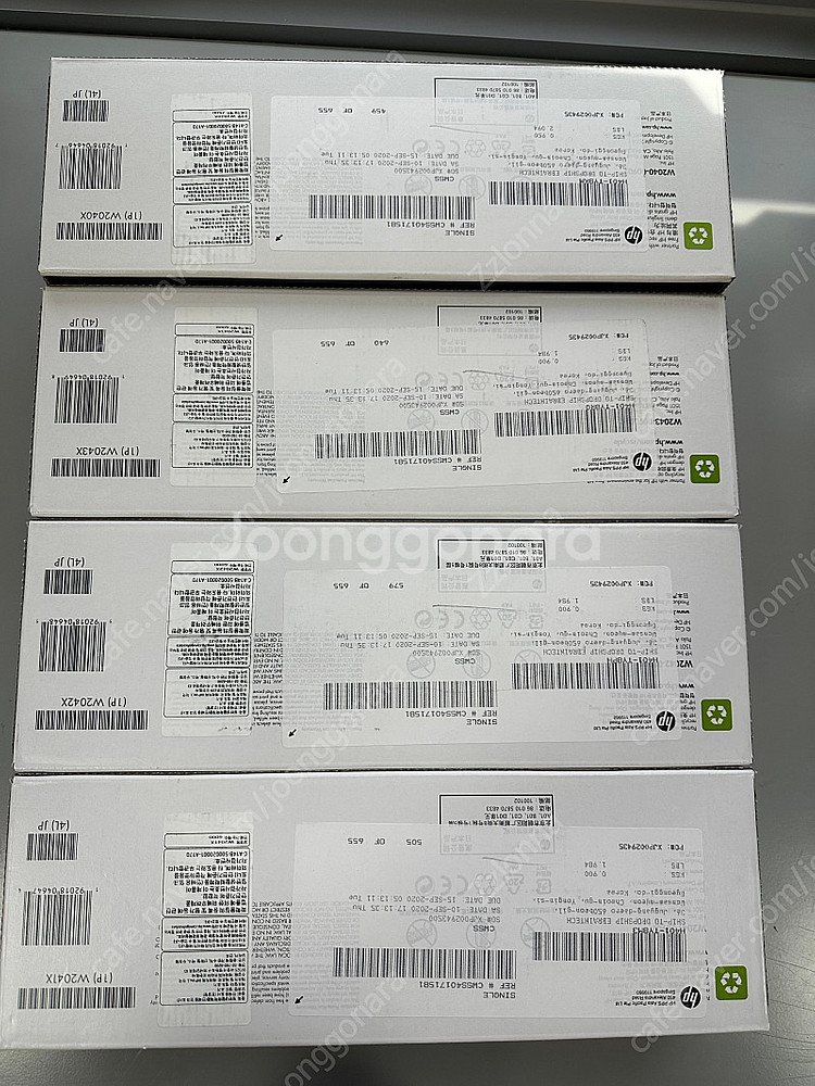 HP 정품 416X 토너 (4색 세트)--1