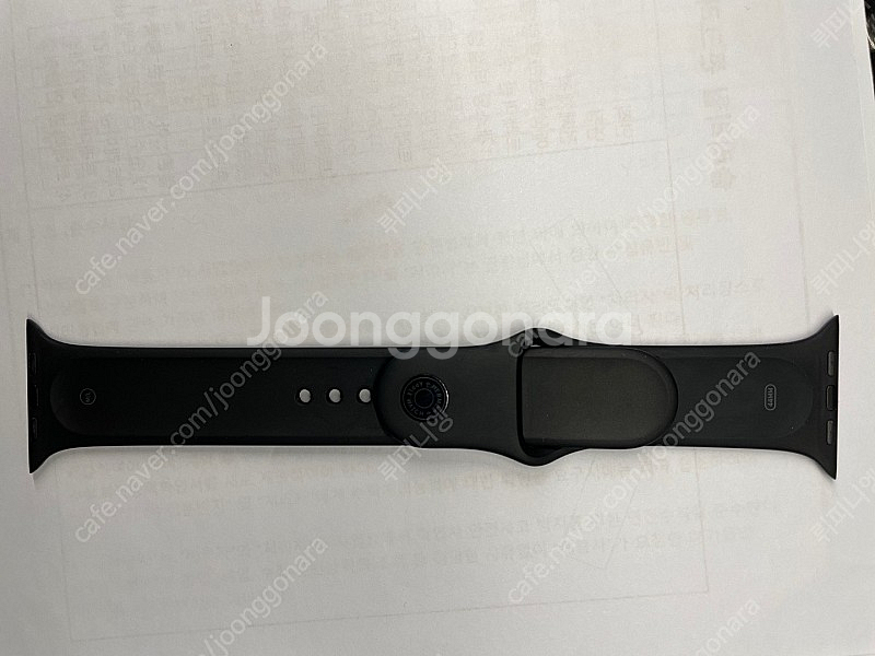 [팝니다][정품] 애플워치 에르메스 스포츠 밴드(누아르_45mm)--0