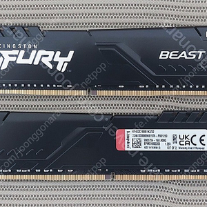 킹스톤 Kingston FURY 데스크탑 PC용 메모리 DDR4 3200MHz 16GBx2EA