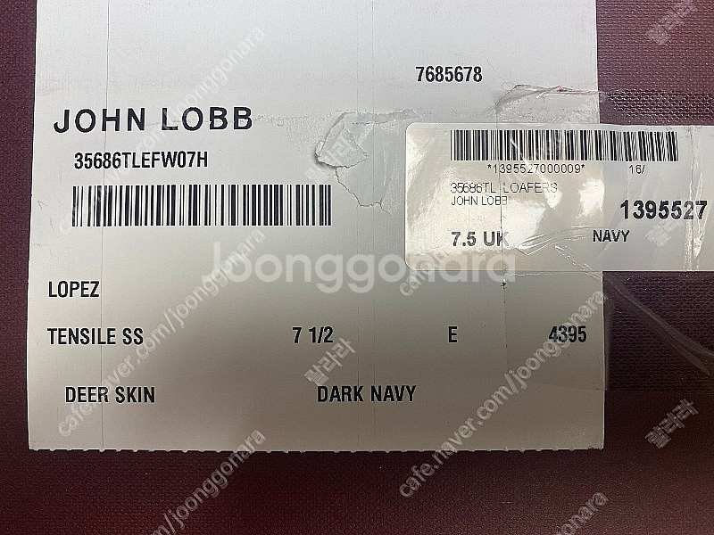 존롭 john lobb 로페즈 lopez 슈즈--1