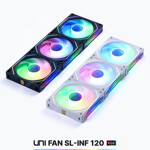 리안리 UNI FAN SL-INF 120 RGB WHITE (3PACK/Controller)+WHITE (1PACK)=4개 일괄 판매