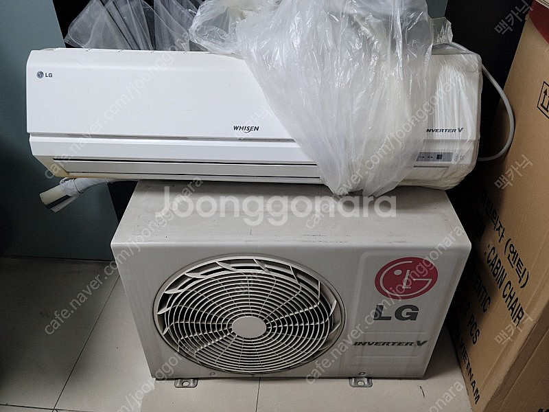 LG 벽걸이 에어컨 11평형 인버터방식--0