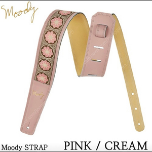 무디 Moody 스트랩 Pink/Cream 색상 팝니다!