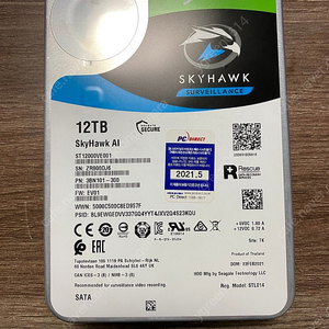 씨게이트 12TB 하드 스카이호크 SkyHawk HDD 2달 사용(909시간) 5개 일괄판매 총 60TB 1TB 1만원 택포