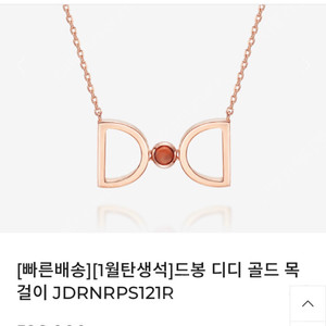 디디에두보 1월 가넷 목걸이