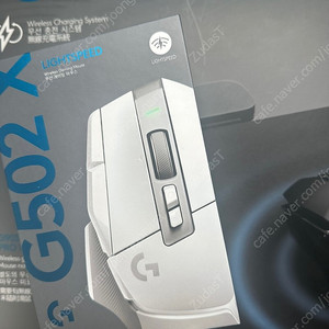 로지텍 g502x LIGHTSPEED 화이트 + 파워플레이