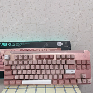 로지텍 K855 핑크