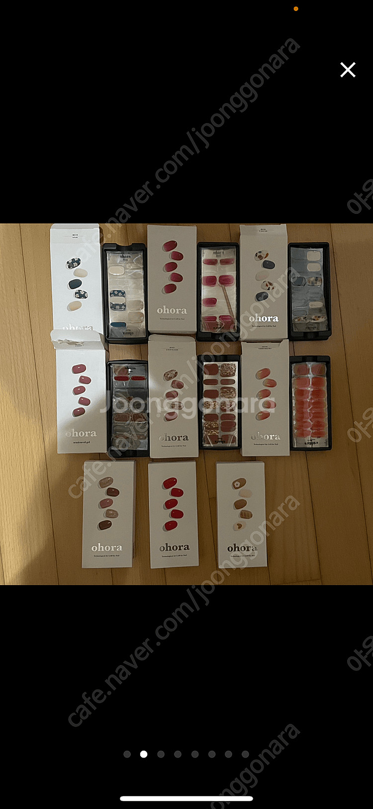 오호라 젤네일 일괄 (젤 탑코트+램프+네일파일 포함)--3