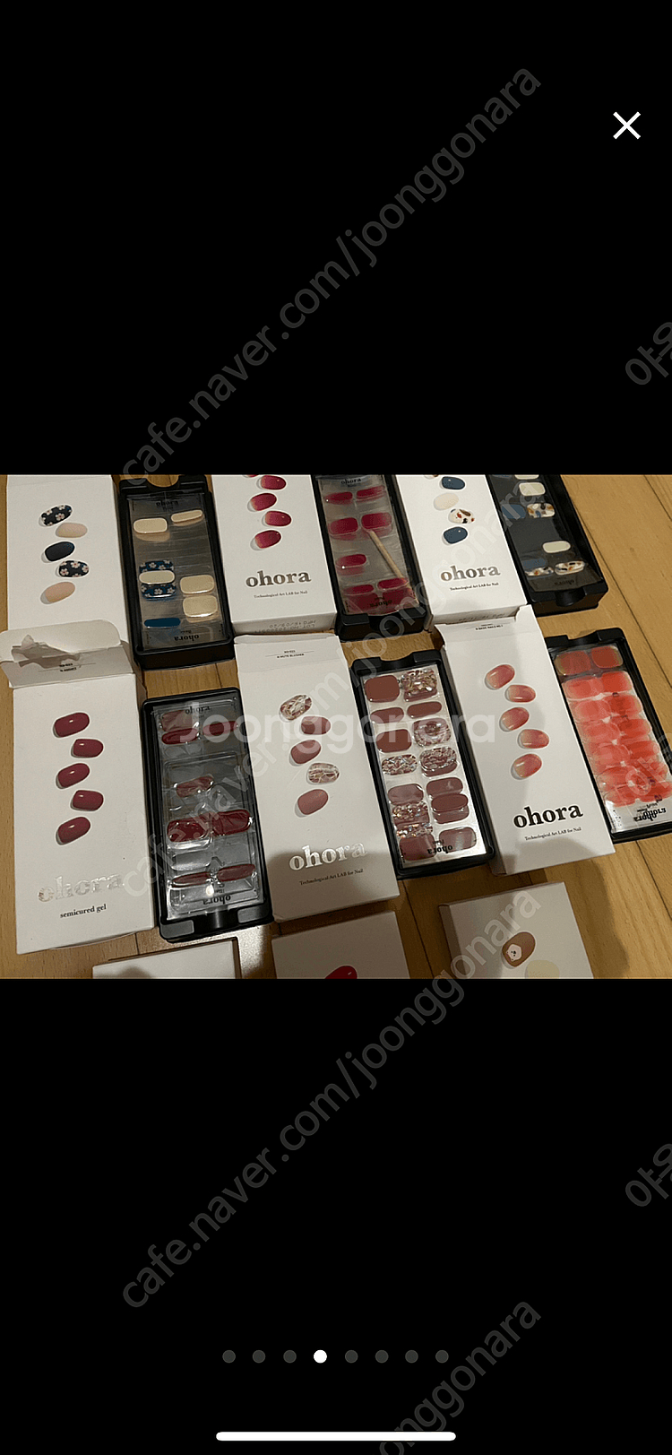 오호라 젤네일 일괄 (젤 탑코트+램프+네일파일 포함)--5