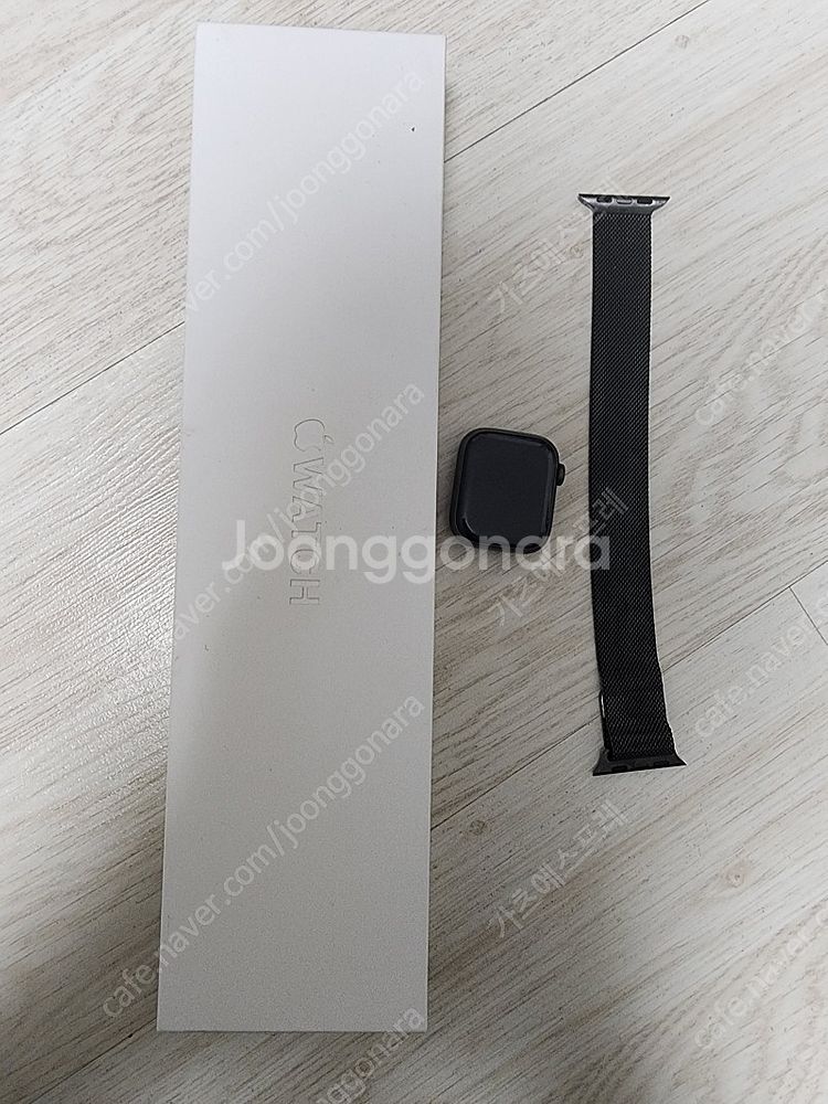 애플워치 7 스테인리스 스틸 케이스 + 밀레니즈 루프,...--0