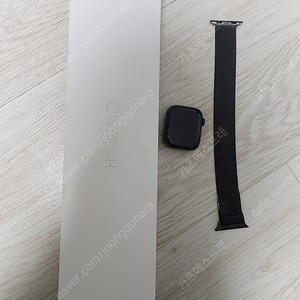 애플워치 7 스테인리스 스틸 케이스 + 밀레니즈 루프, 41mm, GPS+Cellular, 그래파이트 케이스, 그래파이트 루프