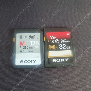 소니 SD 128, 32GB 메모리