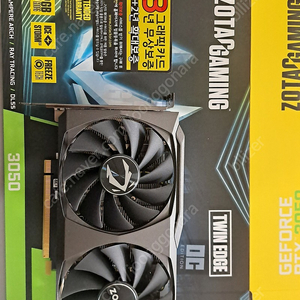 zotac RTX 3050 Twin Edge DC D6 8g 팝니다