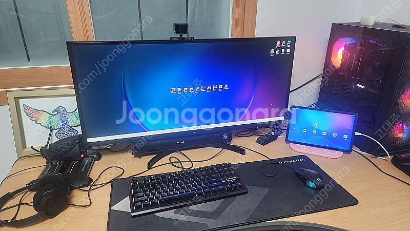 LG 21:9 울트라와이드 모니터 팝니다. 34인치 3...--0