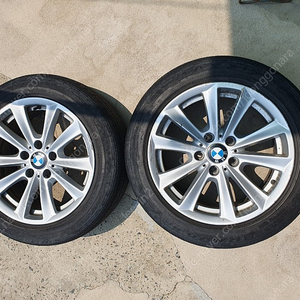 BMW 17인치 휠타이어 판매합니다(포터사용)