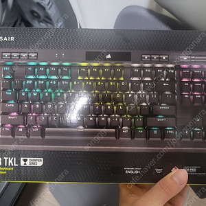 커세어 k70 tkl 영문판 키보드