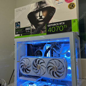 갤럭시 rtx4070ti ex gamer white oc 팝니다