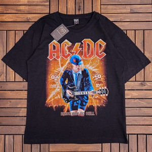 [새상품] 락볼루션 ACDC 프린팅 반팔티 (XL) T20