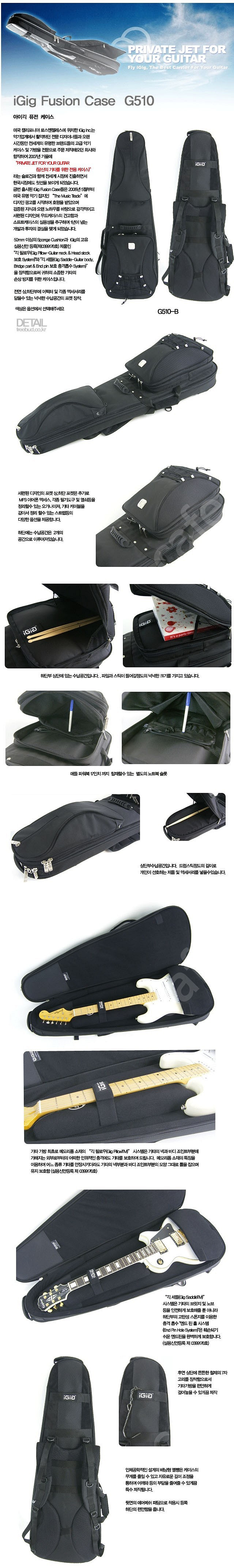 Igig 일렉기타 케이스 g510 팝니다.--5