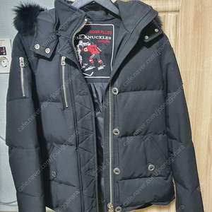 무스너클패딩 3Q Fox Fur-Trim Down Puffer Jacket FOR WOMEN