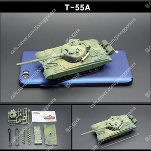 새 T-55A 탱크 프라모델 4D 조립 장난감 피규어