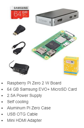Raspberry Pi Zero 2 W 개발키트 세트 미개봉품--2