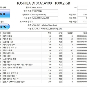 PC용 하드디스크 1TB HDD 판매합니다.