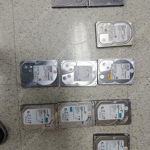 고장난 하드 6TB, 3TB, 2TB, 500GB