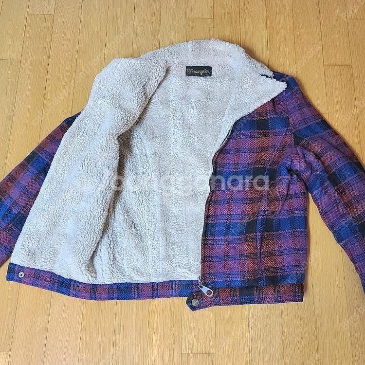 랭글러 울 체크 쉐르파 셰르파 자켓 100사이즈 리 리바이스 lee levis rrl 랄프로렌 바스통 이스트로그 유...--1