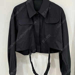 블랙 네이비 코튼 점퍼- 55-66, 거의 새옷, 택포15,000원