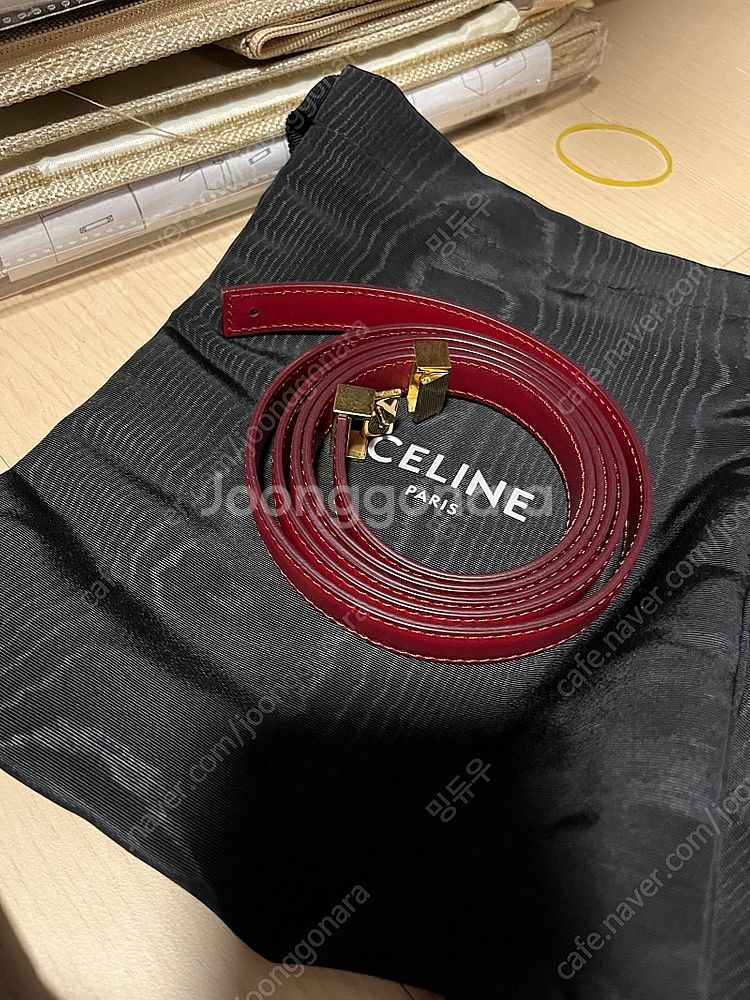 셀린느 클래식박스 레드 미듐 국내백화점 풀구성--2