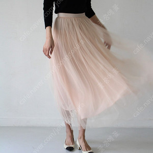 블랑쇼 peach bud tulle skirt 샤스커트