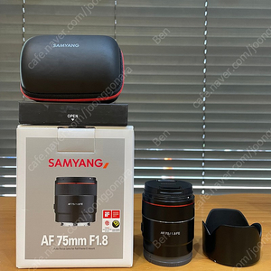 삼양 75mm f1.8 FE e마운트 판매 삼양 렌즈 스테이션 증정