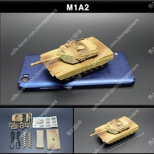 새 M1A2 탱크 프라모델 4D 조립 장난감 블럭