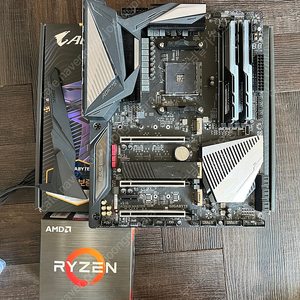 5950x + 긱바 어로스 마스터 x570 + 트라이던트 z 네오(64GB) 일괄 판매 합니다