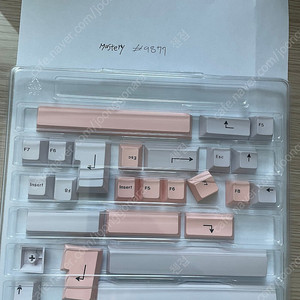 긱아크 포인트 키캡 블루,핑크