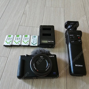 zv1 소니 카메라, 무선GP-VPT2BT그립, 추가 배터리, 오즈모포켓2 크리에이터 콤보
