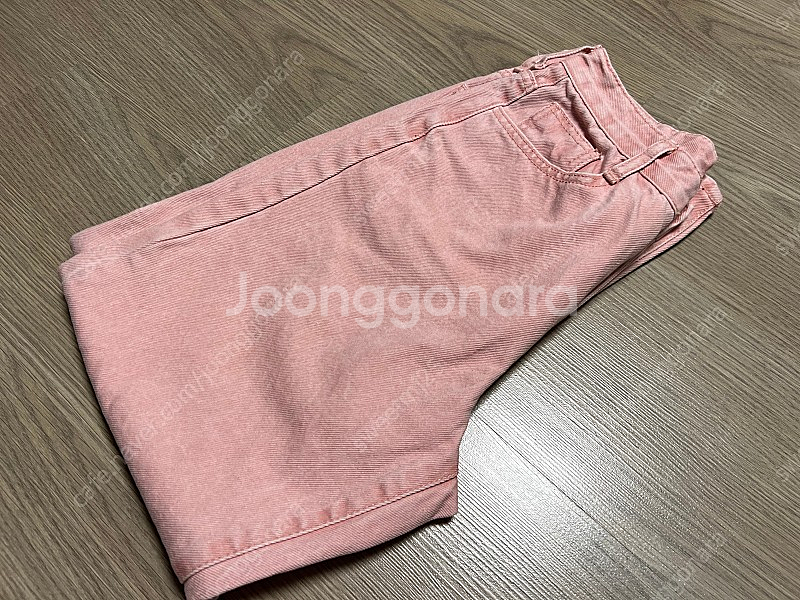 꺌랑 피그먼트 워싱진 핑크 1사이즈--0