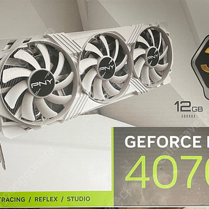 지포스 RTX4070ti 트리플 화이트 에디션 / 프니 / PNY