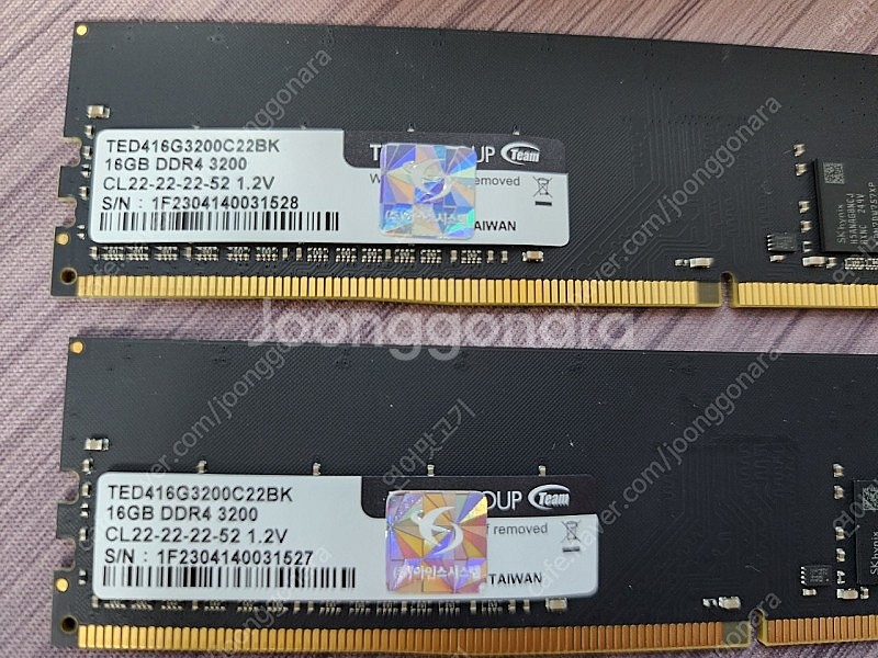 팀그룹 DDR4-3200 16GB × 2--1