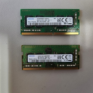 노트북 RAM DDR3 8GB 2개