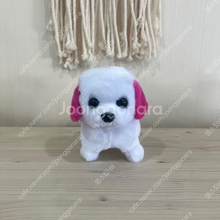 새 분홍색 짖는 퍼피펫 강아지 인형 장난감 힐링--1
