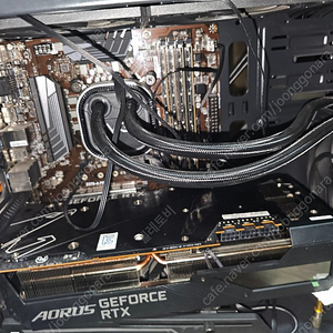 컴퓨터 본체 팝니다 (i9-9900KF(짭수 EVGA CLC 280), 32GB, RTX3080 12GB aorus master)