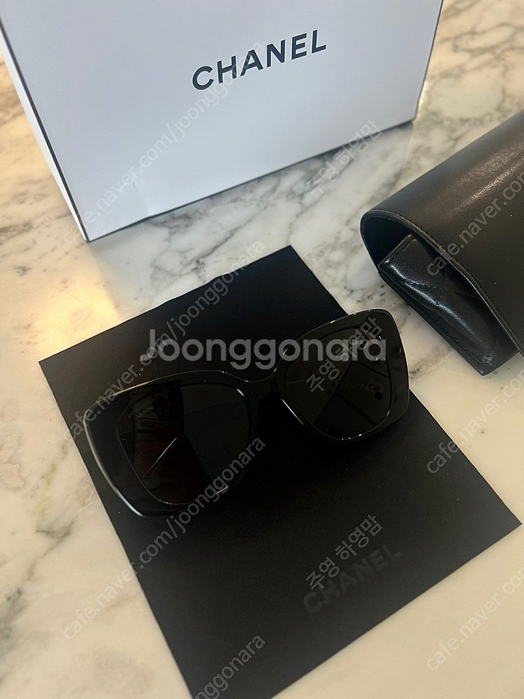 샤넬 이시영 선글라스 5422 레터링선글라스--8